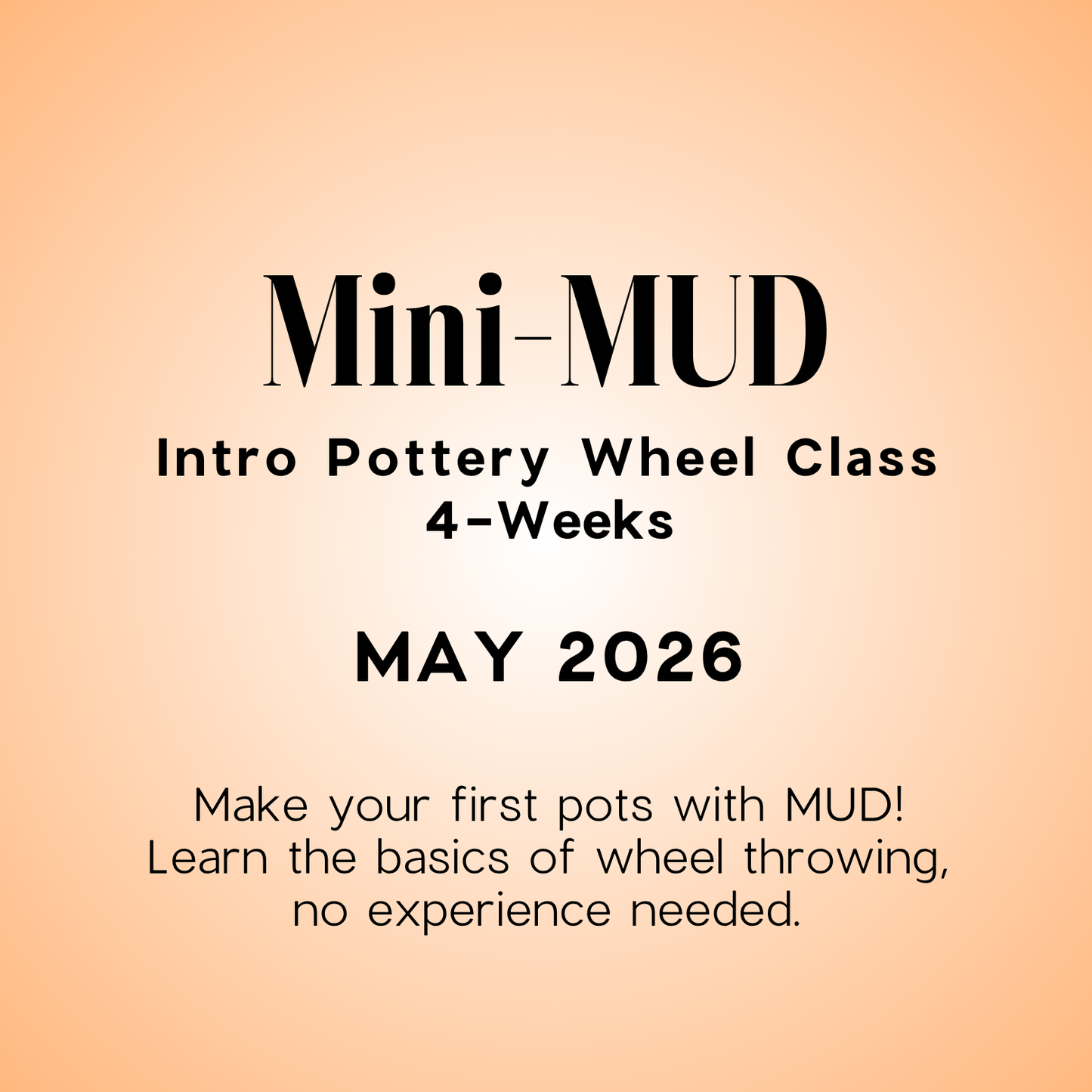 Mini-MUD: 4-WEEK WHEEL INTRO - MAY 2026