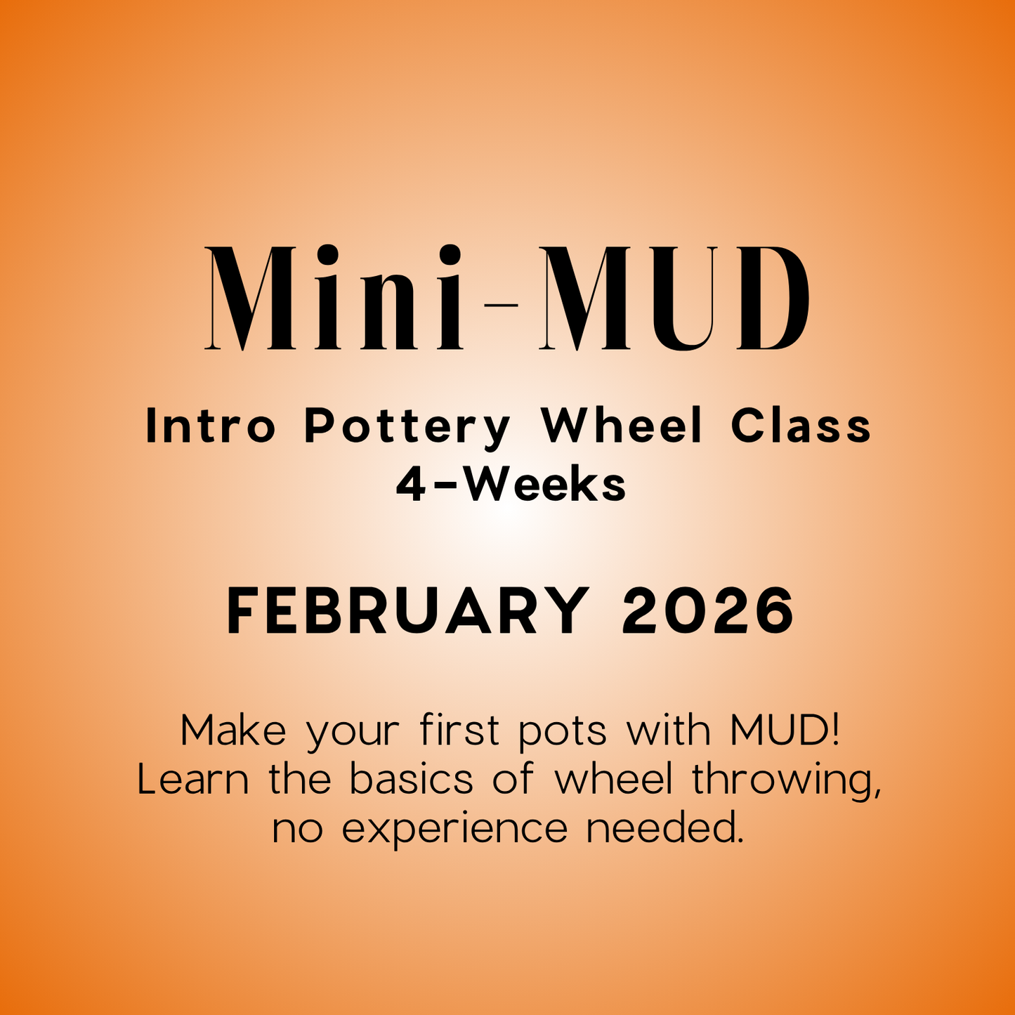 Mini-MUD: 4-WEEK WHEEL INTRO - FEBRUARY 2026