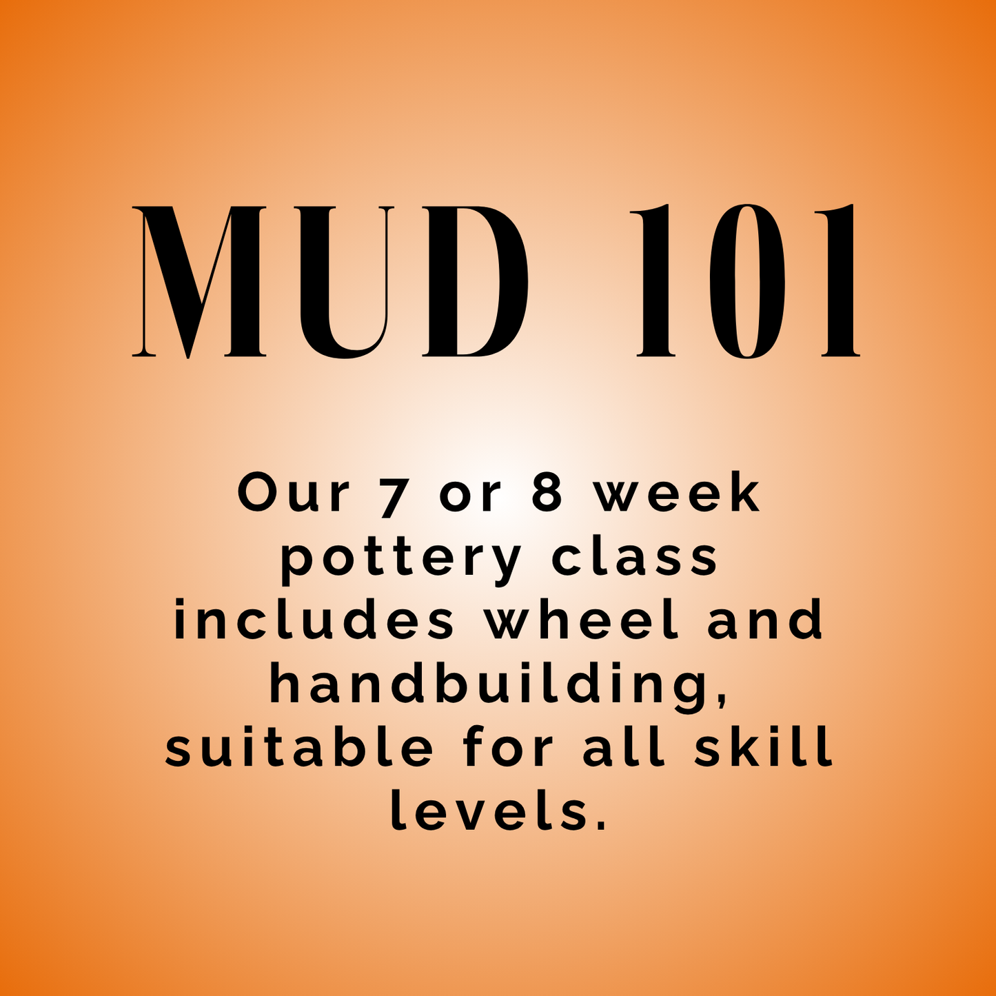 MUD 101 - AUTUMN 2025 (Sept/Oct)